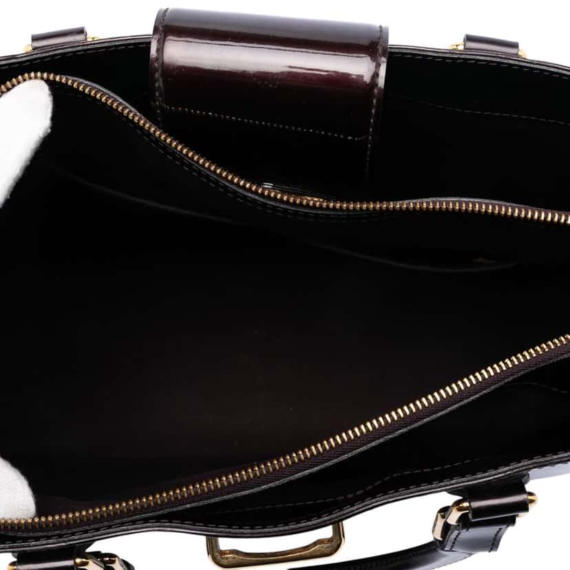 Louis Vuitton Monogram Vernis Melrose Avenue Purple Leather Good condition - Model View