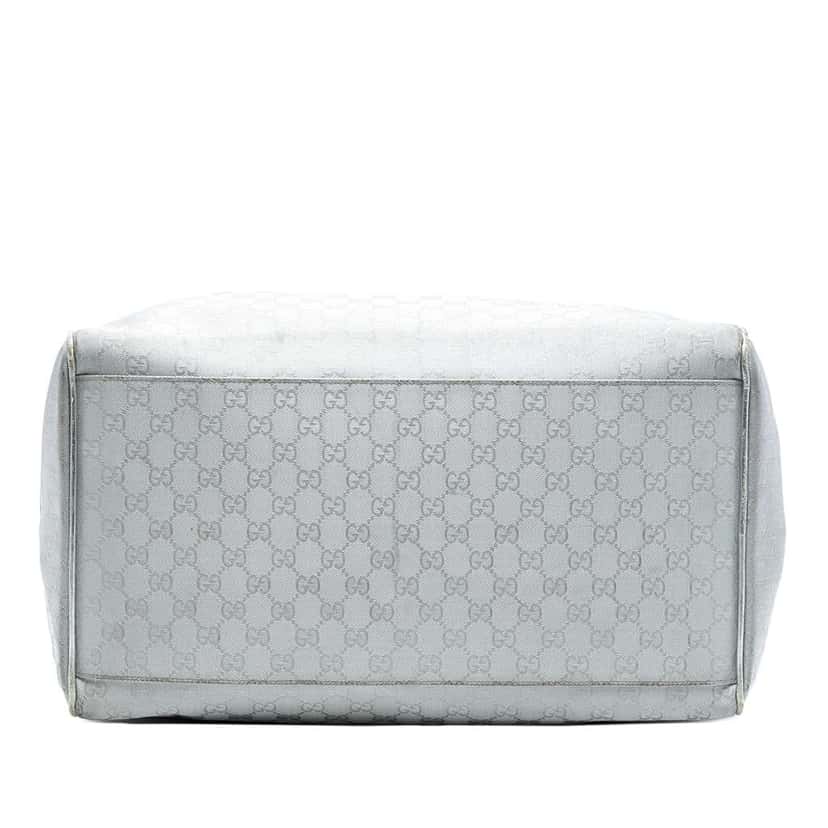 Gucci GG Canvas Web Travel Bag Grey Canvas Very good condition - Inside View