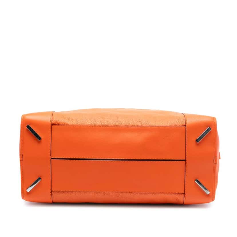 Loewe Leather Amazona 44 Orange Leather Good condition - Inside View