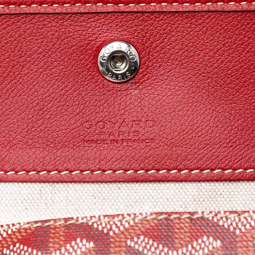 Goyard Goyardine Saint Louis GM Red Canvas Good condition - Box View
