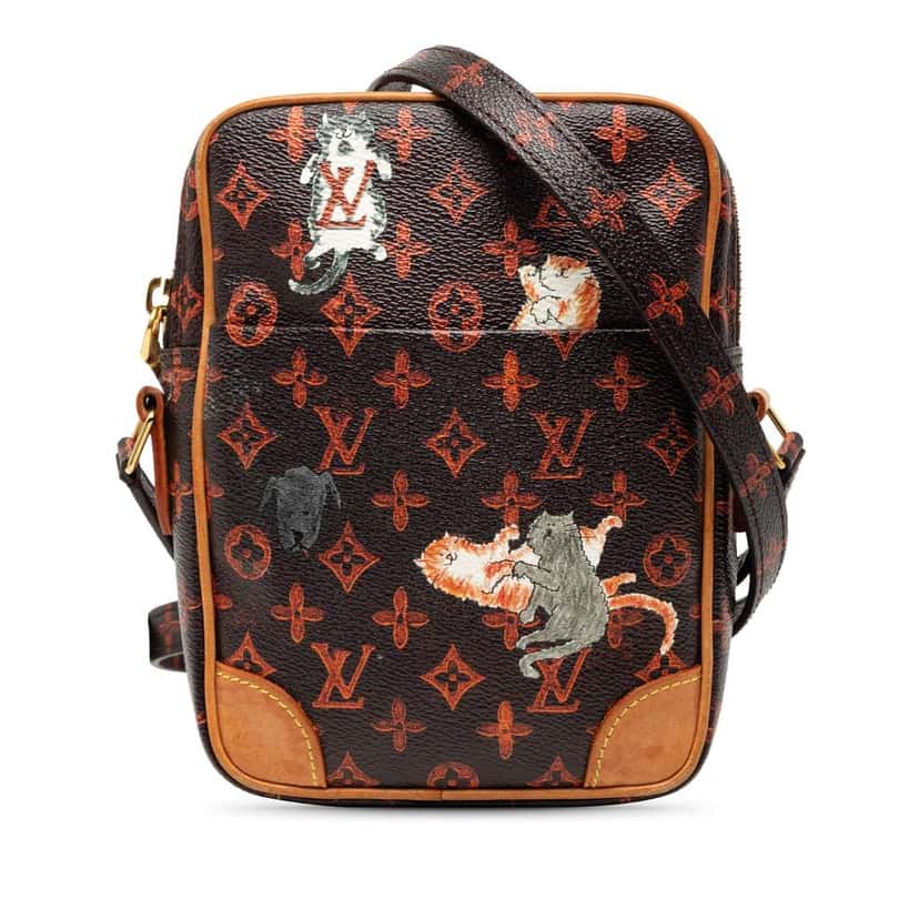 Louis Vuitton Grace Coddington Catogram Paname Black Very good condition - Front View
