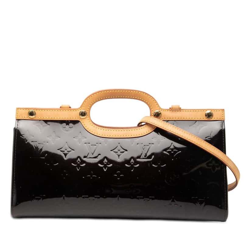 Louis Vuitton Monogram Vernis Roxbury Drive Purple Leather Good condition - Front View