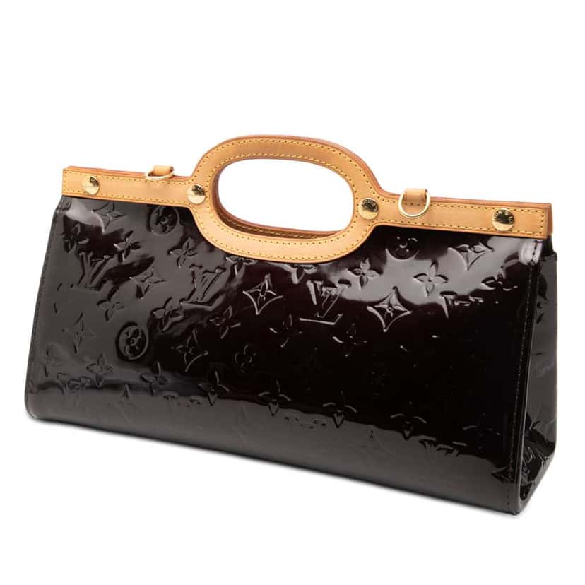 Louis Vuitton Monogram Vernis Roxbury Drive Purple Leather Good condition - Back View