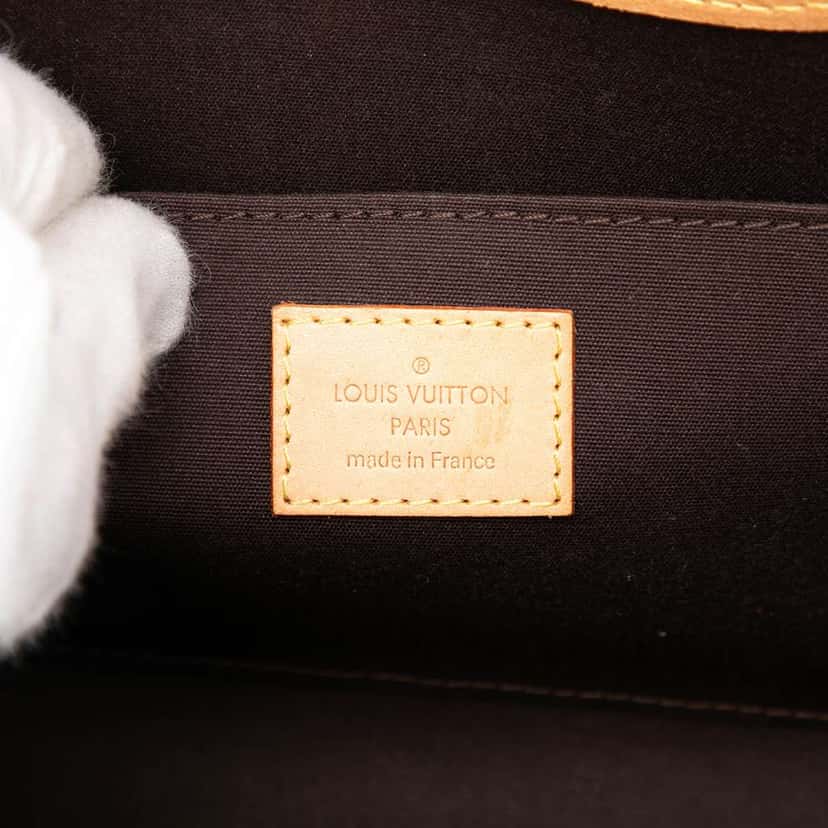 Louis Vuitton Monogram Vernis Roxbury Drive Purple Leather Good condition - Box View