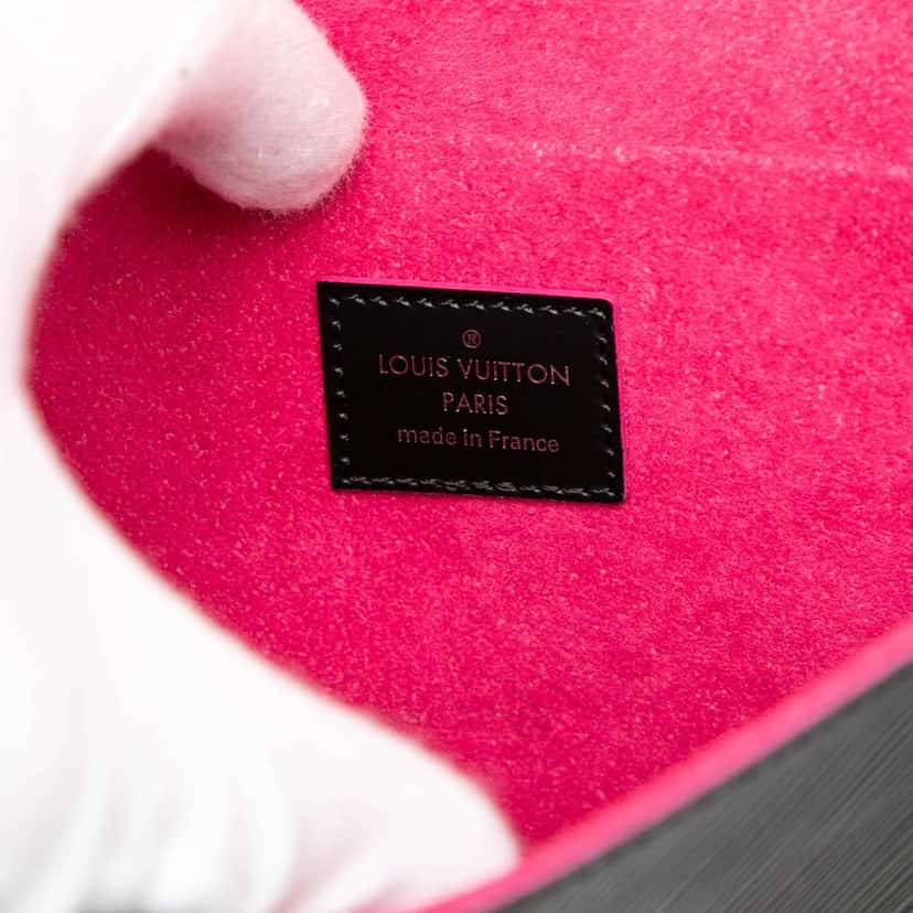 Louis Vuitton Epi Pochette Felicie Black Leather Very good condition - Box View