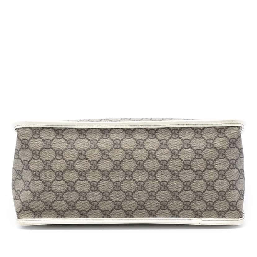 Gucci GG Supreme Satchel Brown Canvas Very good condition - Inside View