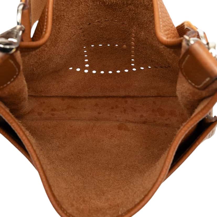 Hermès Clemence Evelyne II 29 Brown Leather Good condition - Model View