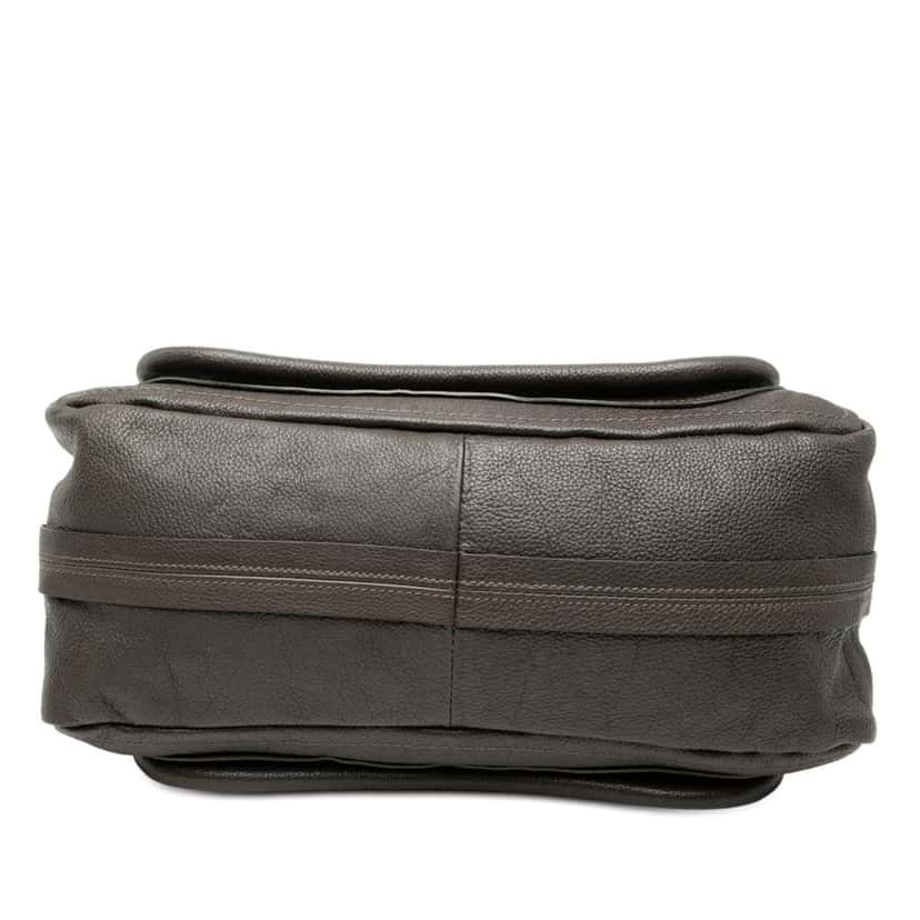 Chloé Medium Leather Paraty Satchel Grey Leather Good condition - Inside View