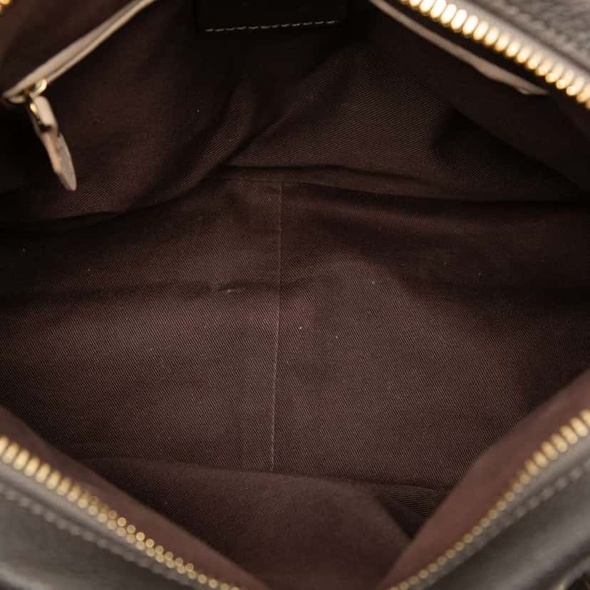 Chloé Medium Leather Paraty Satchel Grey Leather Good condition - Model View