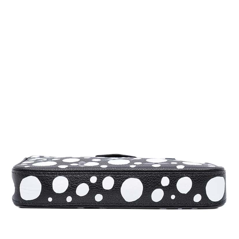 Louis Vuitton Yayoi Kusama Monogram Giant Empreinte Infinity Dots Easy Pouch On Strap Black Leather Very good condition - Inside View