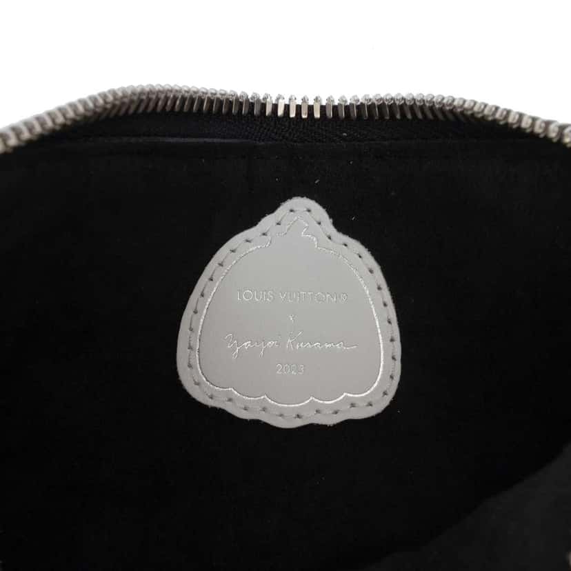 Louis Vuitton Yayoi Kusama Monogram Giant Empreinte Infinity Dots Easy Pouch On Strap Black Leather Very good condition - Box View