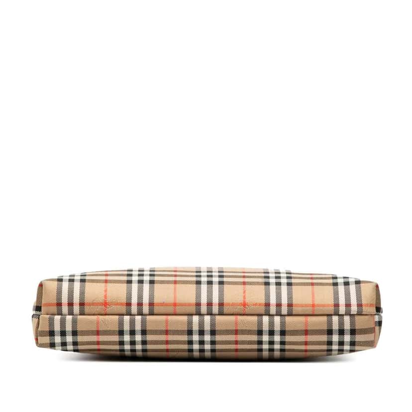 Burberry Haymarket Check Canvas Clutch Brown Canvas Very good condition - Inside View