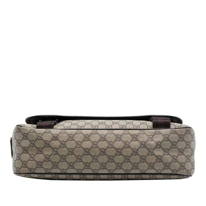 Gucci GG Supreme Interlocking G Crossbody Brown Canvas Very good condition - Inside View