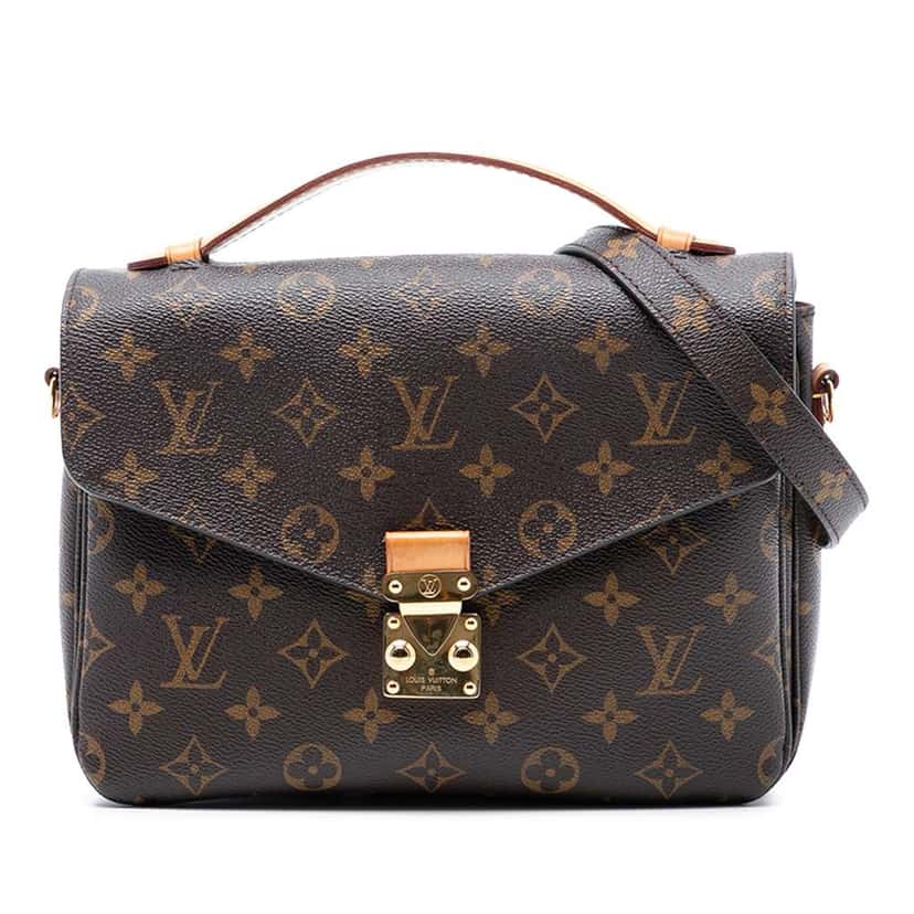 Louis Vuitton Monogram Pochette Metis Brown Very good condition - Front View