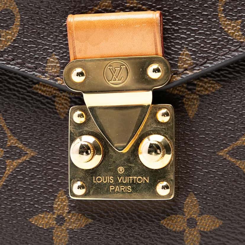 Louis Vuitton Monogram Pochette Metis Brown Very good condition - Box View