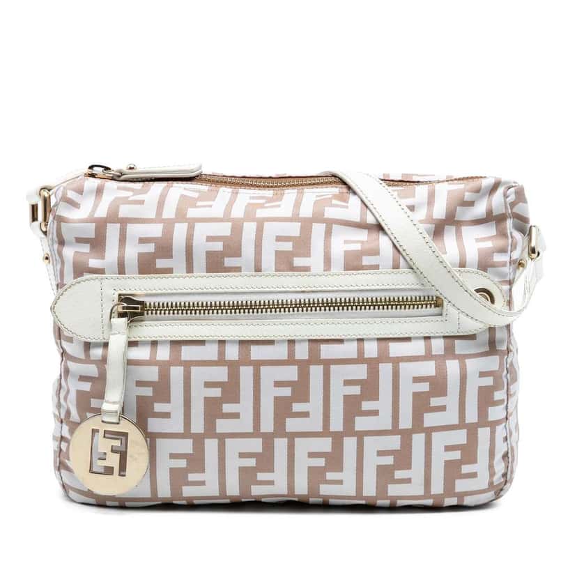 Fendi Zucca Canvas Crossbody Brown Canvas Very good condition - Front View