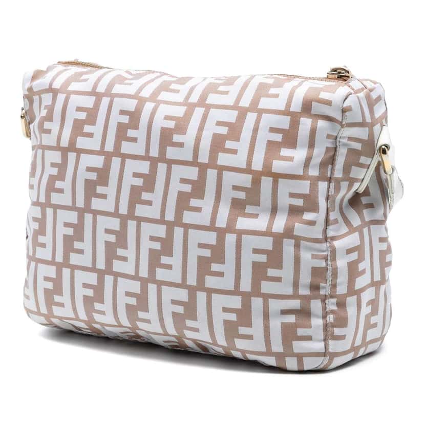 Fendi Zucca Canvas Crossbody Brown Canvas Very good condition - Back View