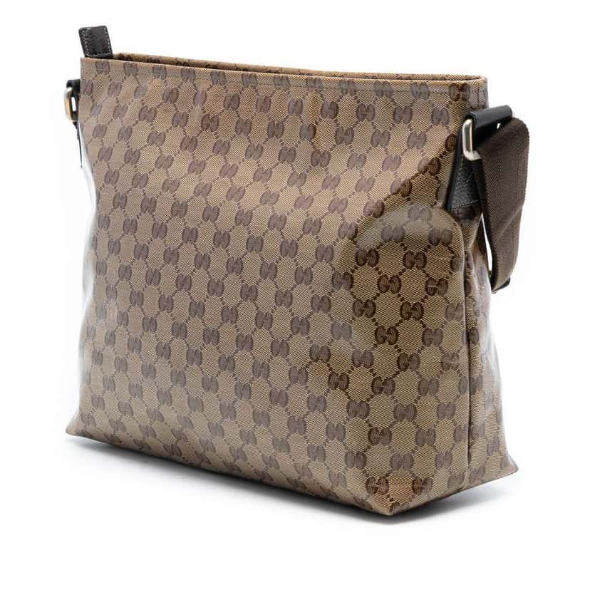 Gucci GG Crystal Crossbody Brown Canvas Very good condition - Back View