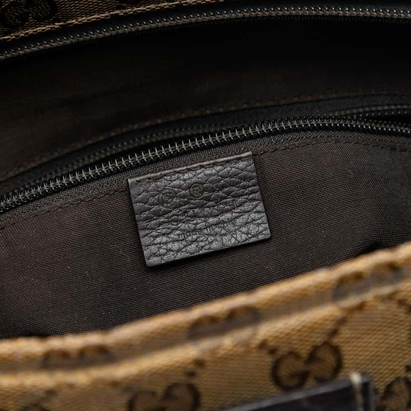 Gucci GG Crystal Crossbody Brown Canvas Very good condition - Box View