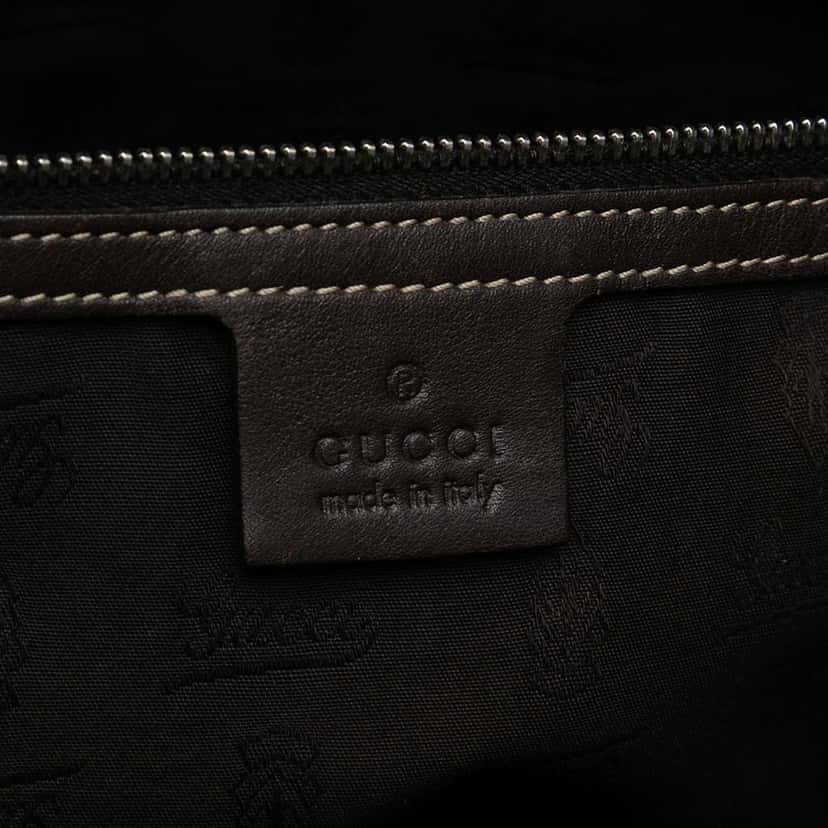 Gucci Medium GG Canvas Web Match Ball Tote Brown Canvas Good condition - Box View