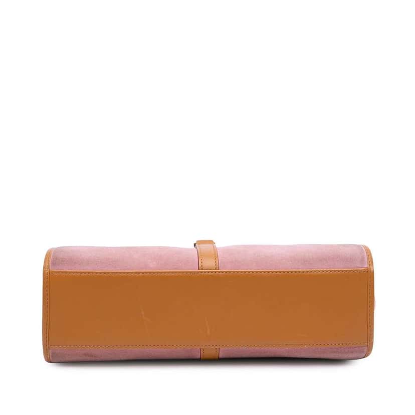 Gucci Suede Jackie Bardot Handbag Pink Leather Good condition - Inside View