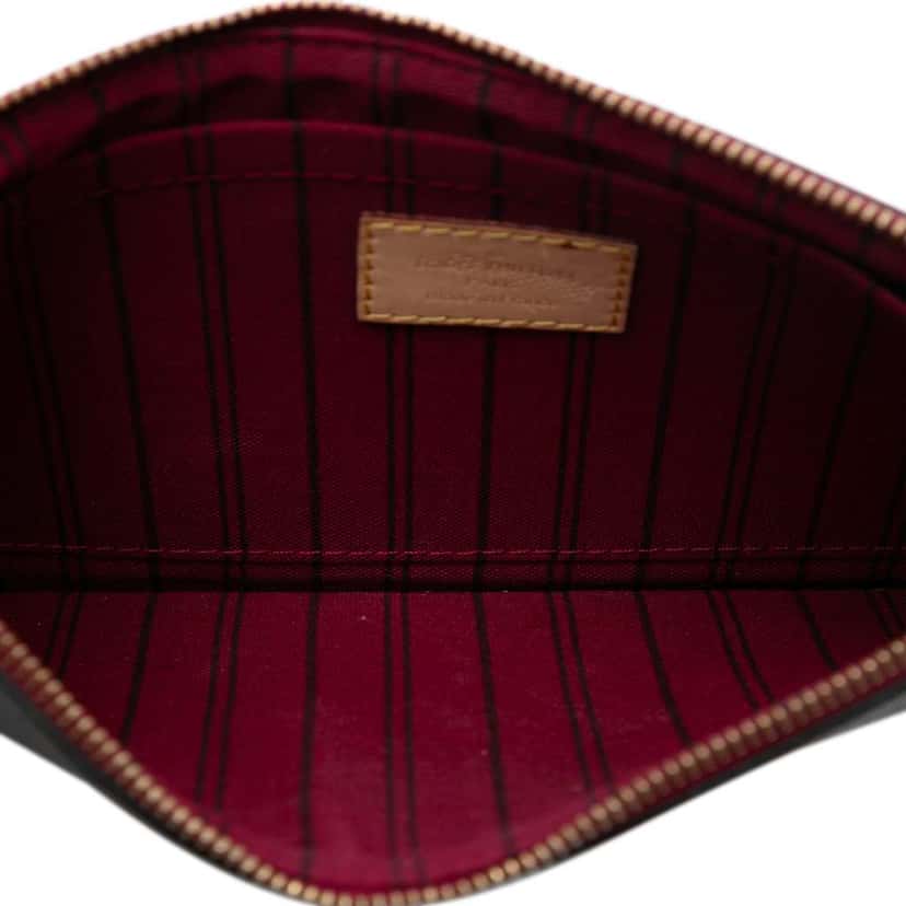 Louis Vuitton Monogram Neverfull MM Pouch Brown Good condition - Model View