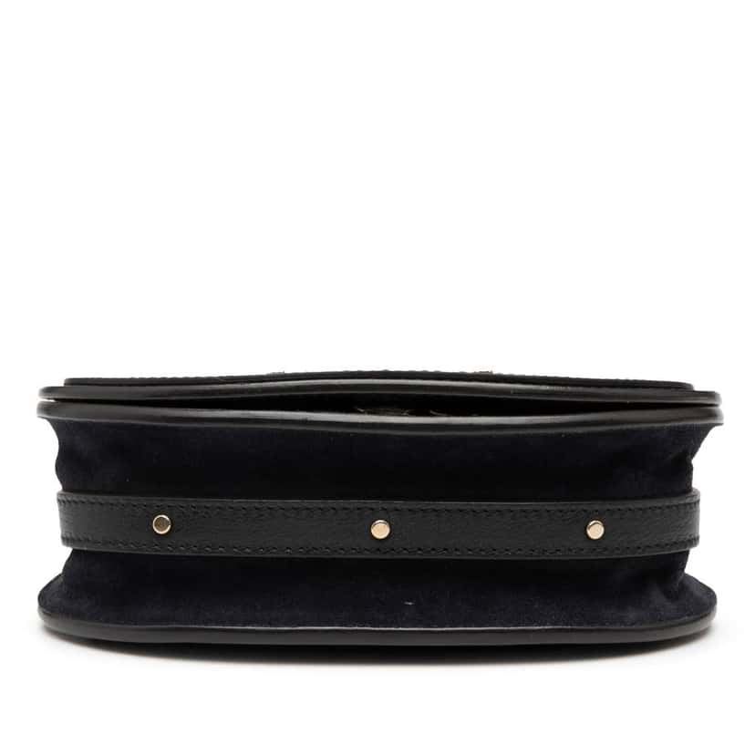 Chloé Small Patent Nile Bracelet Satchel Black Leather Good condition - Inside View