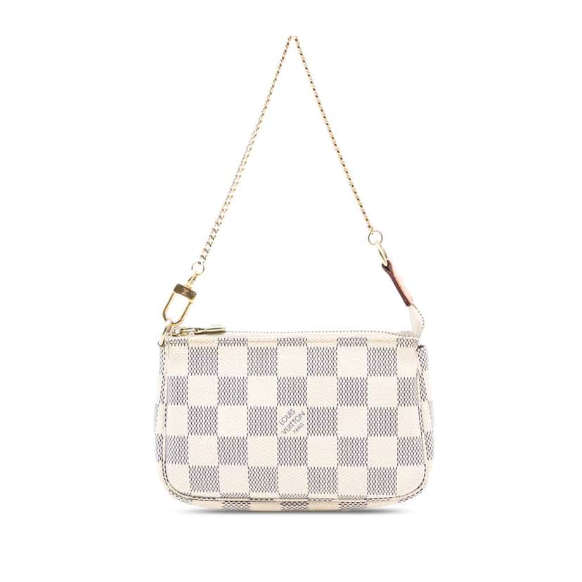 Louis Vuitton Damier Azur Mini Pochette Accessoires White Very good condition - Front View