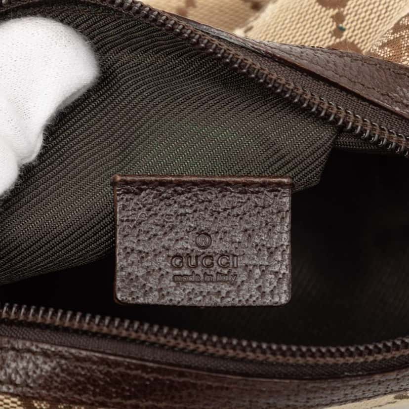 Gucci GG Canvas Pouch Brown Canvas Good condition - Box View