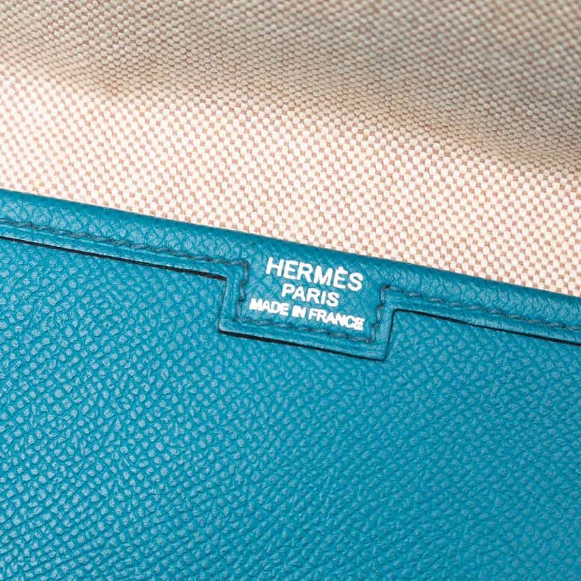 Hermès Epsom Jige 29 Blue Leather Very good condition - Box View