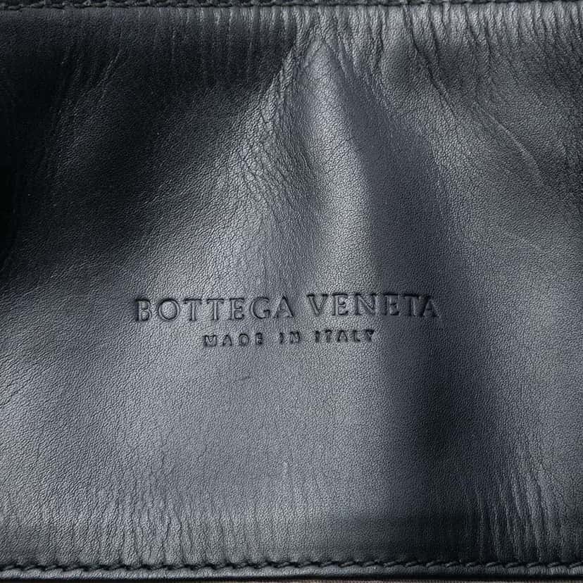 Bottega Veneta Nappa Intrecciato Business Bag Black Leather Good condition - Box View