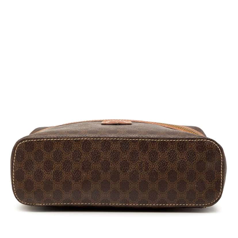 Celine Macadam Coated Canvas Vanity Bag Brown Canvas Good condition - Inside View