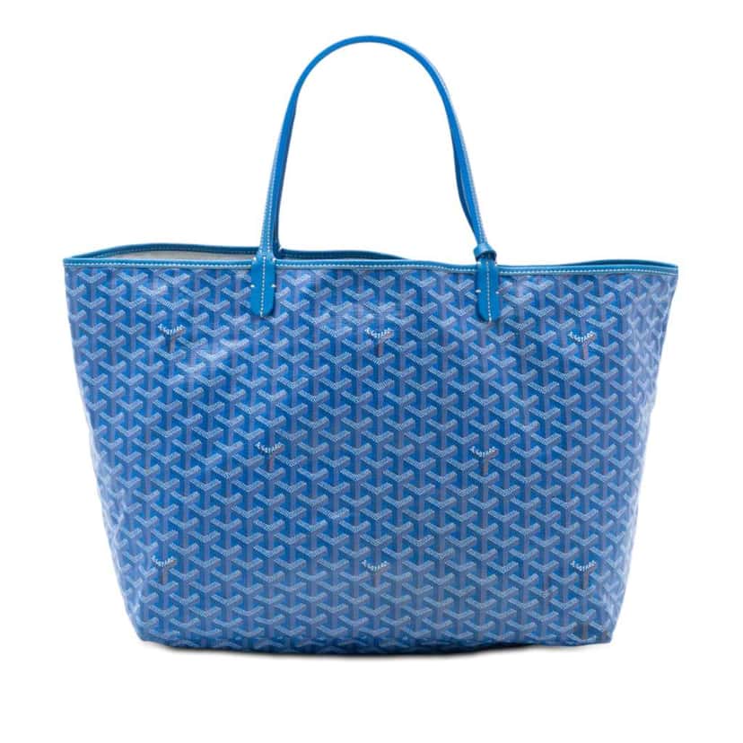 Goyard Goyardine Saint Louis GM Blue Canvas Good condition - Front View