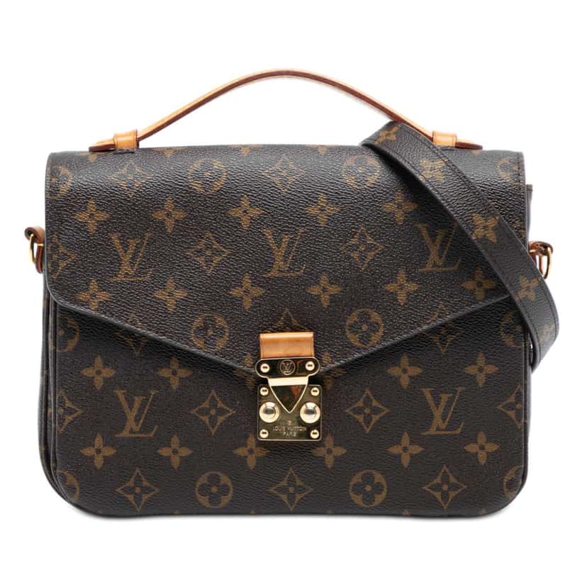 Louis Vuitton Monogram Pochette Metis Brown Very good condition - Front View