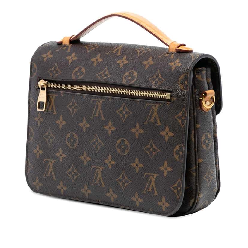 Louis Vuitton Monogram Pochette Metis Brown Very good condition - Back View