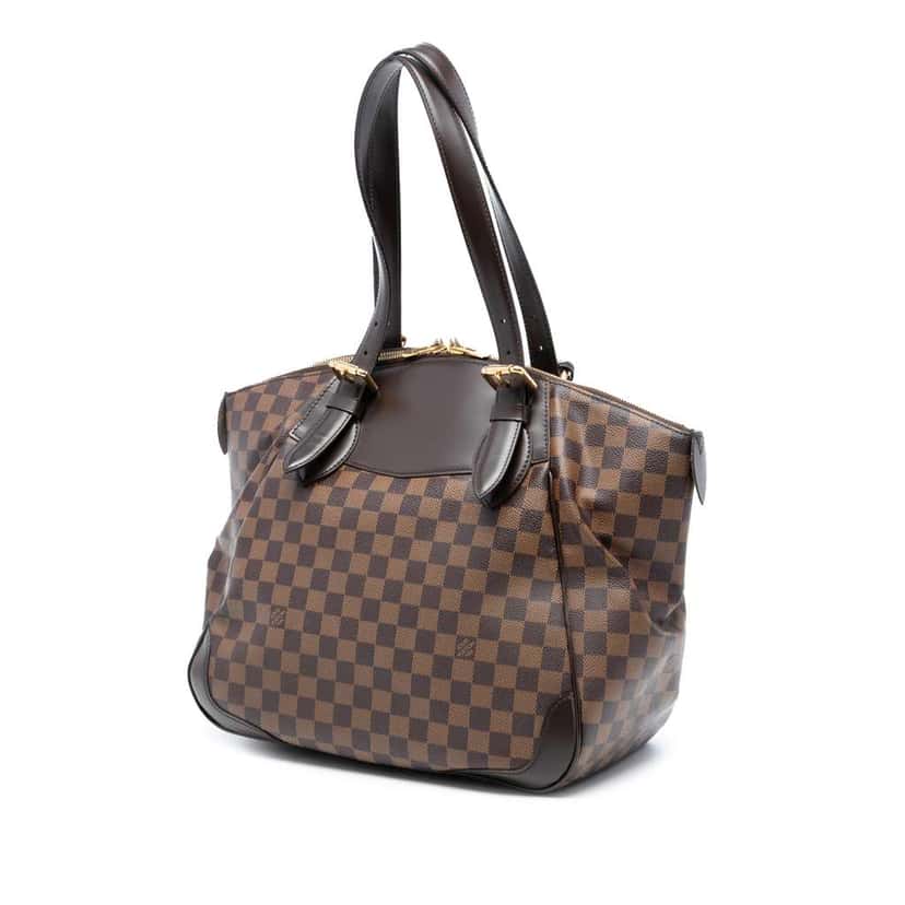 Louis Vuitton Damier Ebene Verona GM Brown Good condition - Back View