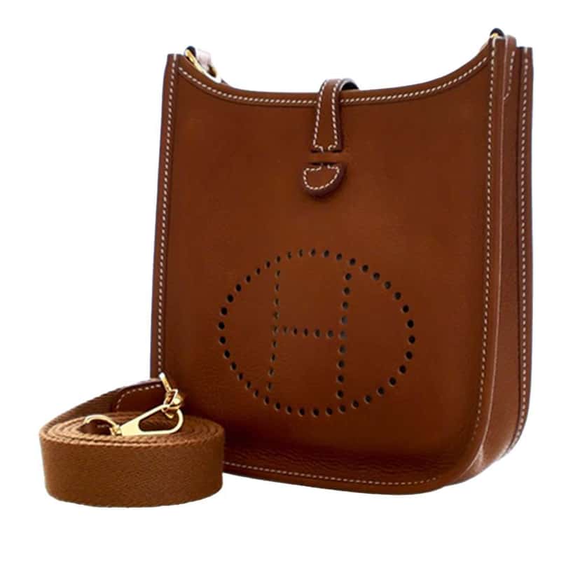 Hermès Barenia Evelyne TPM 16 Brown Leather Good condition - Inside View