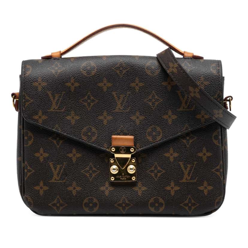Louis Vuitton Monogram Pochette Metis Brown Very good condition - Front View
