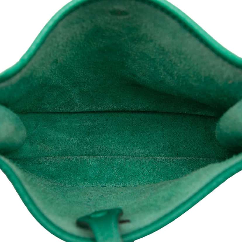 Hermès Clemence Evelyne TPM Green Leather Good condition - Model View