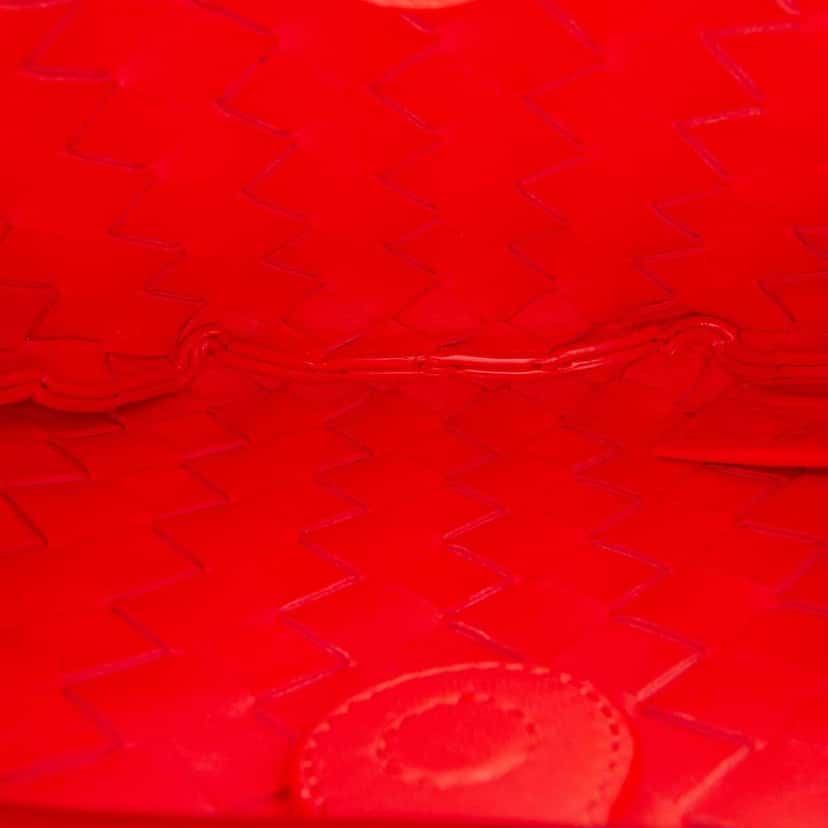 Bottega Veneta Baby Lambskin Intrecciato Sardine Red Leather Very good condition - Model View