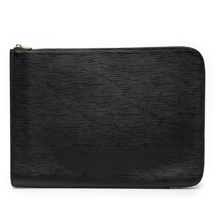 Louis Vuitton Epi Pochette Jour GM Black Leather Good condition - Front View