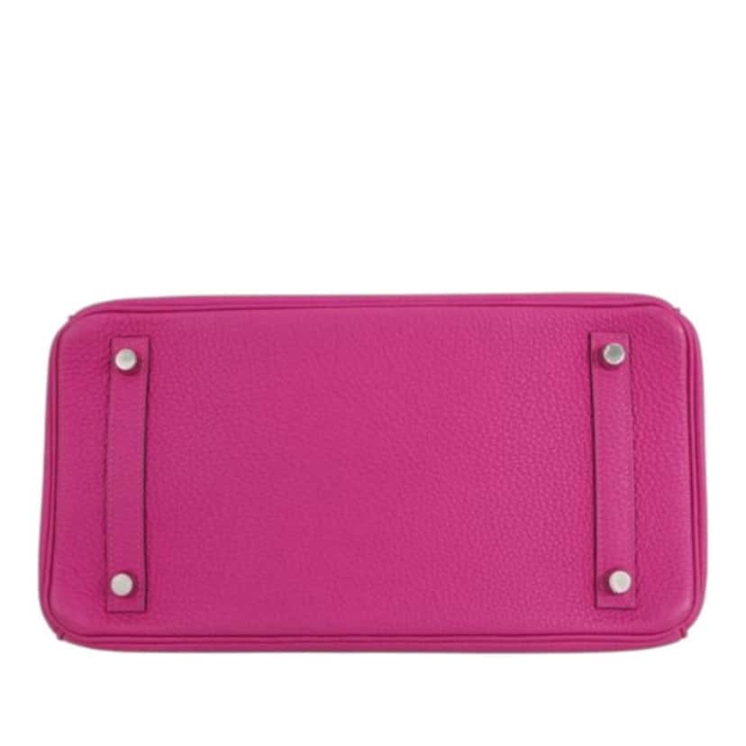 Hermès Togo Birkin Retourne 30 Pink Leather Good condition - Inside View