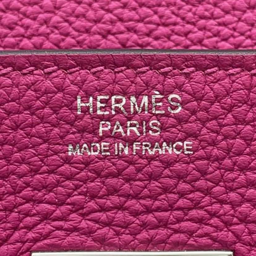 Hermès Togo Birkin Retourne 30 Pink Leather Good condition - Box View