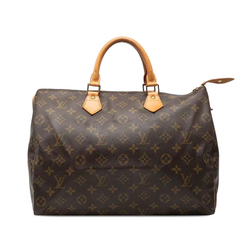 Louis Vuitton Monogram Speedy 35 Brown Good condition - Front View