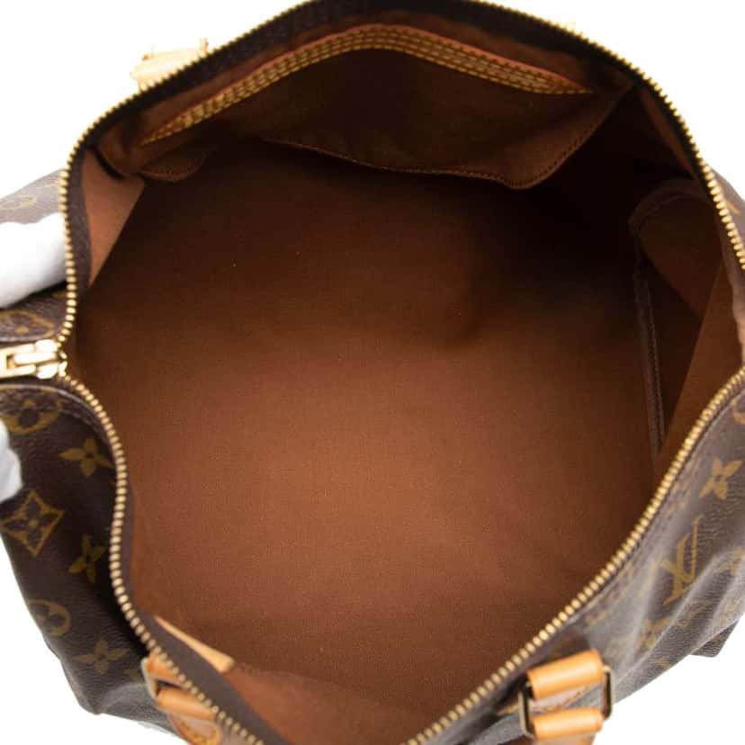 Louis Vuitton Monogram Speedy 35 Brown Good condition - Model View