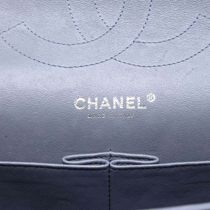 Chanel Jumbo Classic Lambskin Double Flap Purple Leather Very good condition - Box View