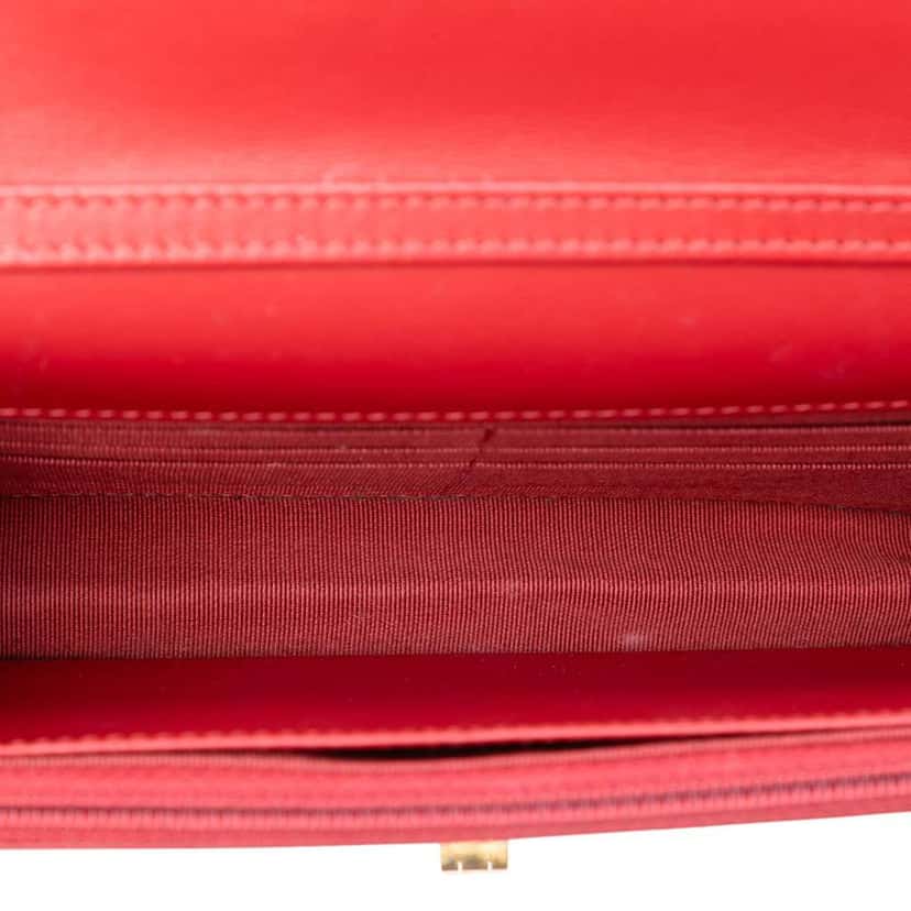 Chanel Quilted Tweed Reissue 2.55 Wallet On Chain Pink Tweed Good condition - Model View