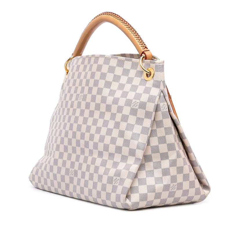Louis Vuitton Damier Azur Artsy MM White Good condition - Back View