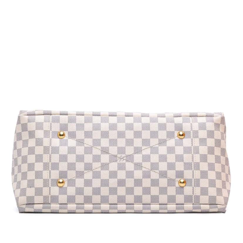Louis Vuitton Damier Azur Artsy MM White Good condition - Inside View