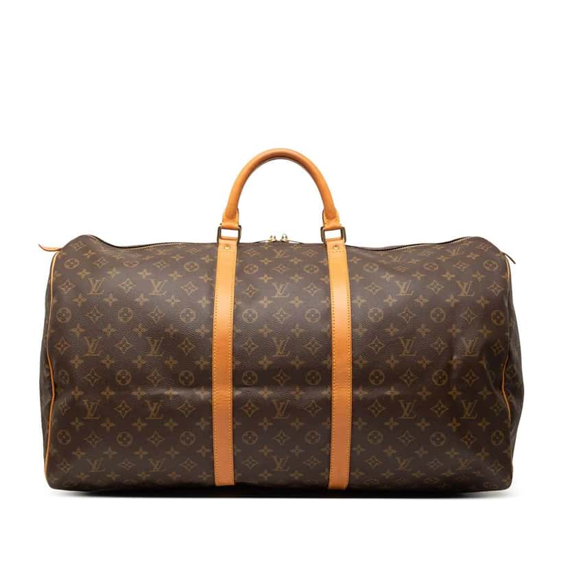 Louis Vuitton Monogram Keepall 60 Brown Very good condition - Front View